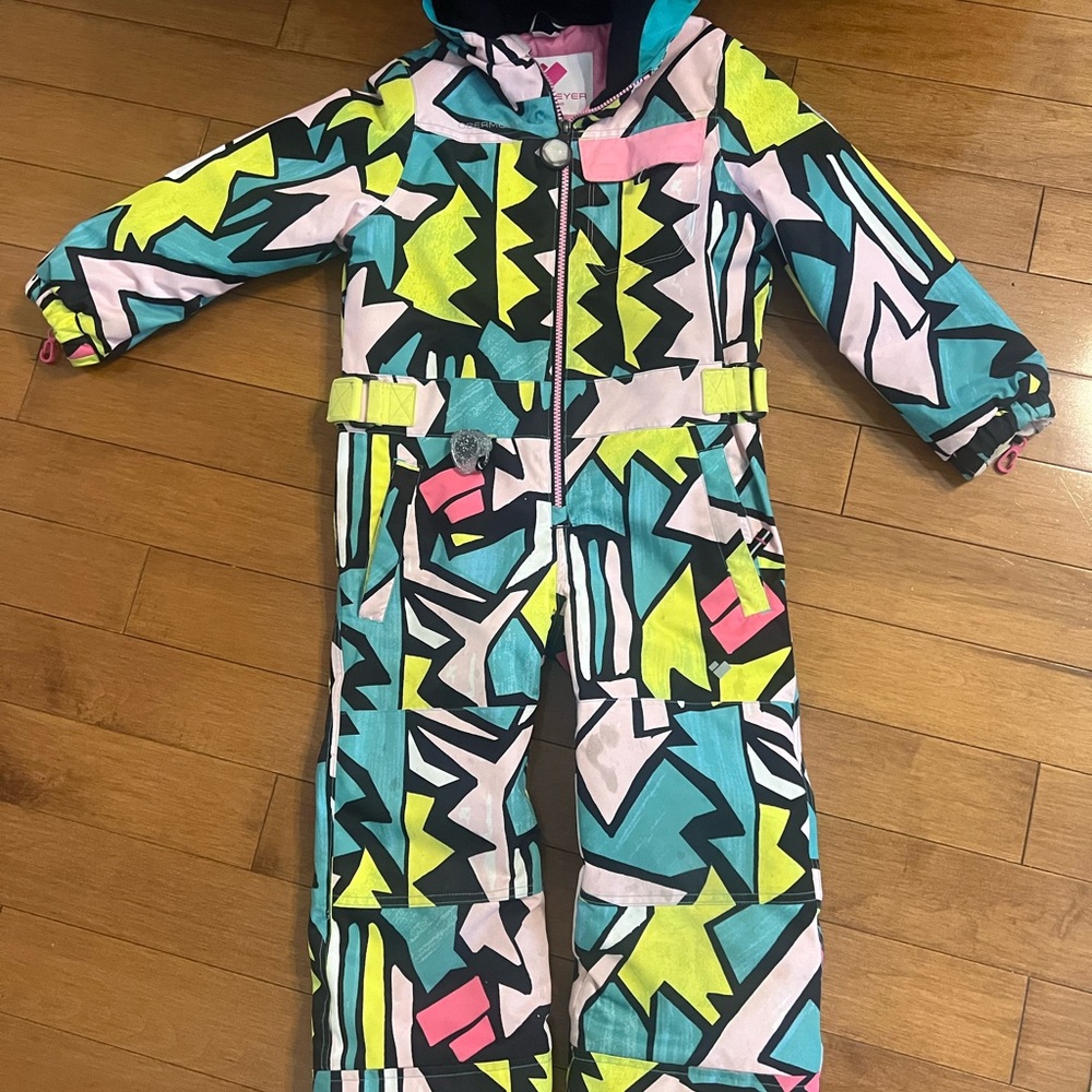 Obermeyer girls snowsuit 5 years old